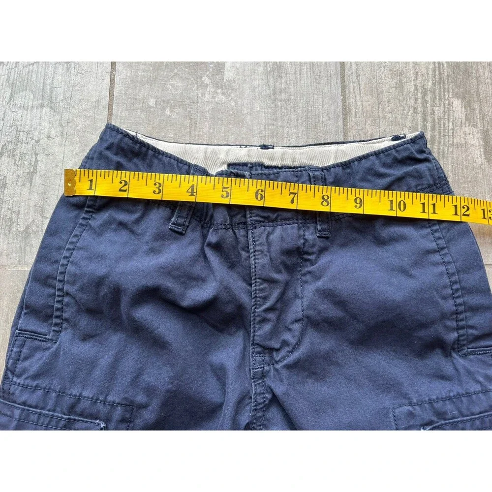 Gap Kids Toddler Boys Youth Cargo Shorts Navy Blue Casual Summer 6 Regular